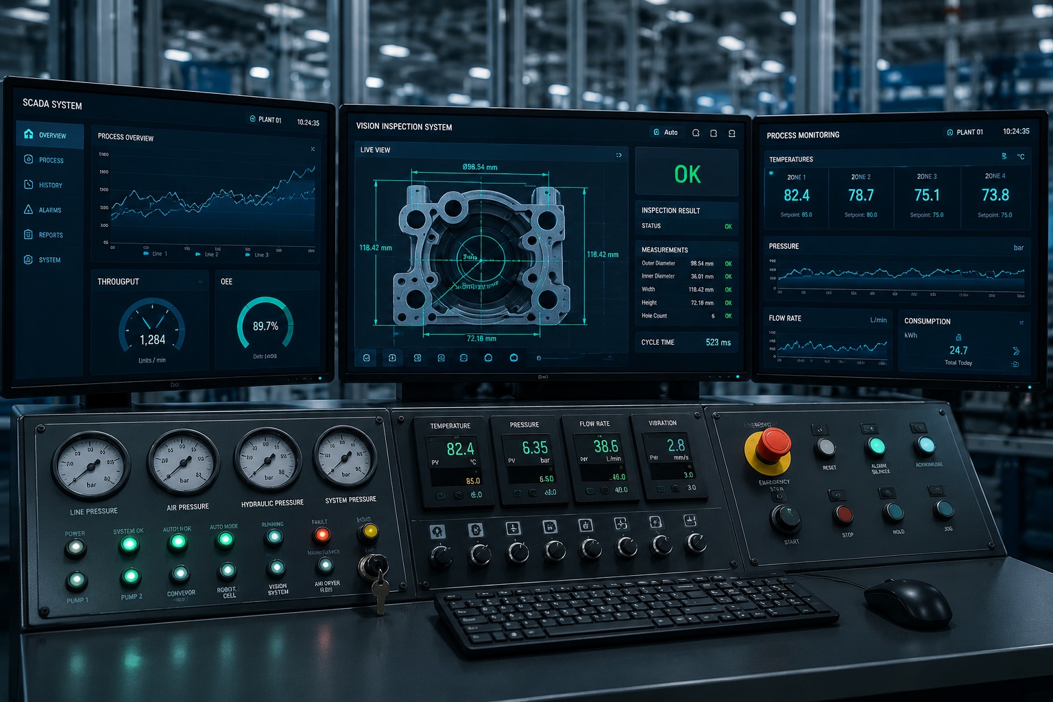 Process control and instrumentation